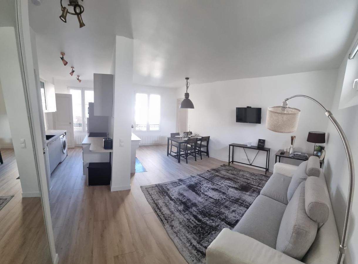 Appartement Luxueux Dans Maison Bourgeoise Parisienne Λεβαλουά Περέ Εξωτερικό φωτογραφία