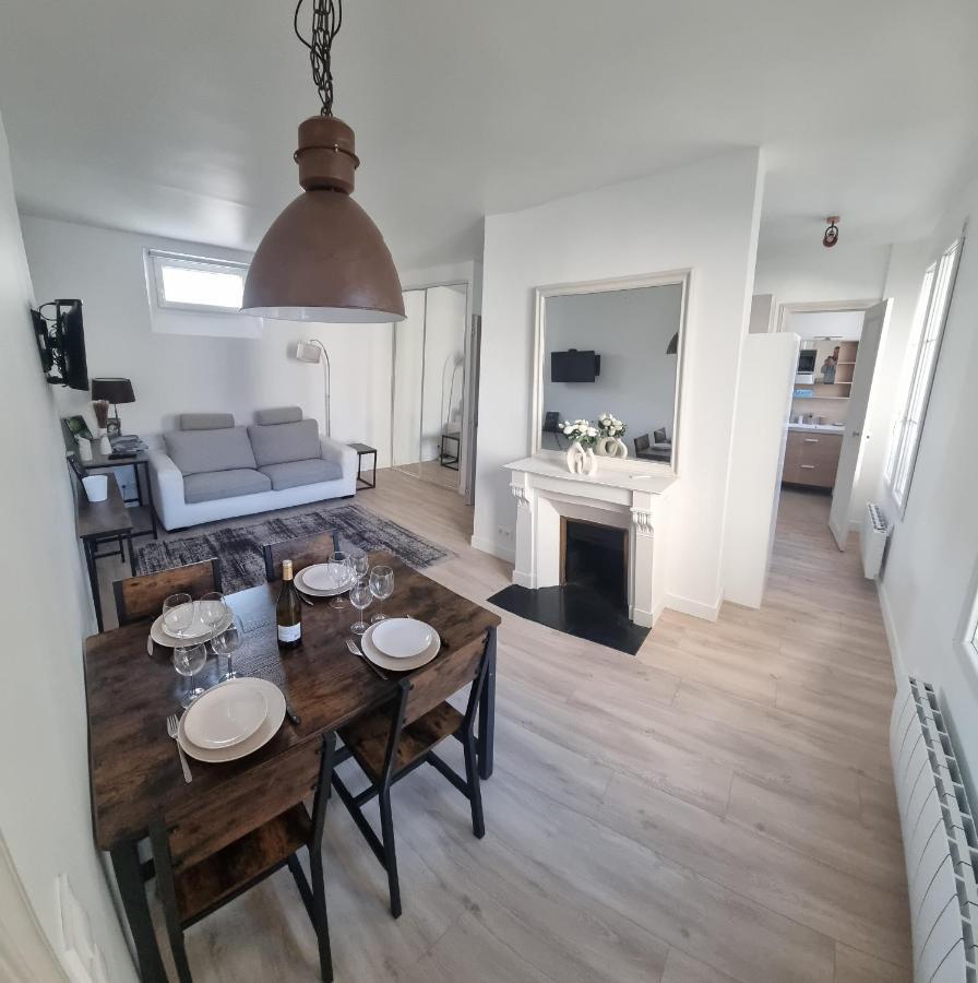 Appartement Luxueux Dans Maison Bourgeoise Parisienne Λεβαλουά Περέ Εξωτερικό φωτογραφία